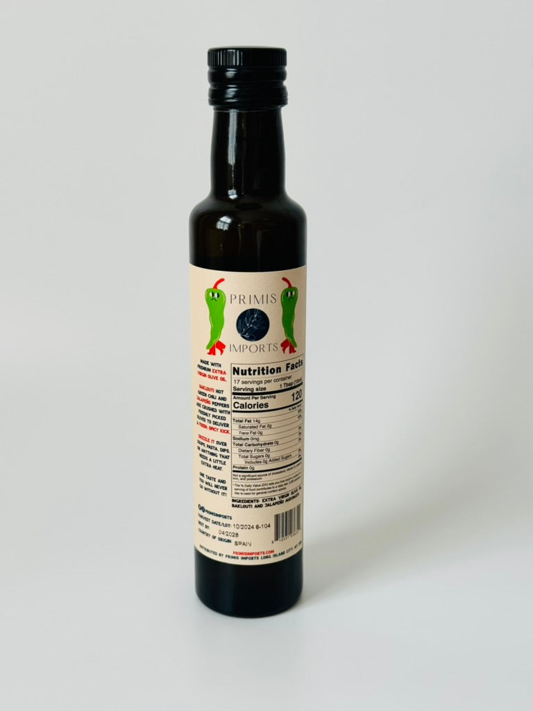 Spicy Green Chili Agrumato Olive Oil | Fresh Bold Heat – Primis
