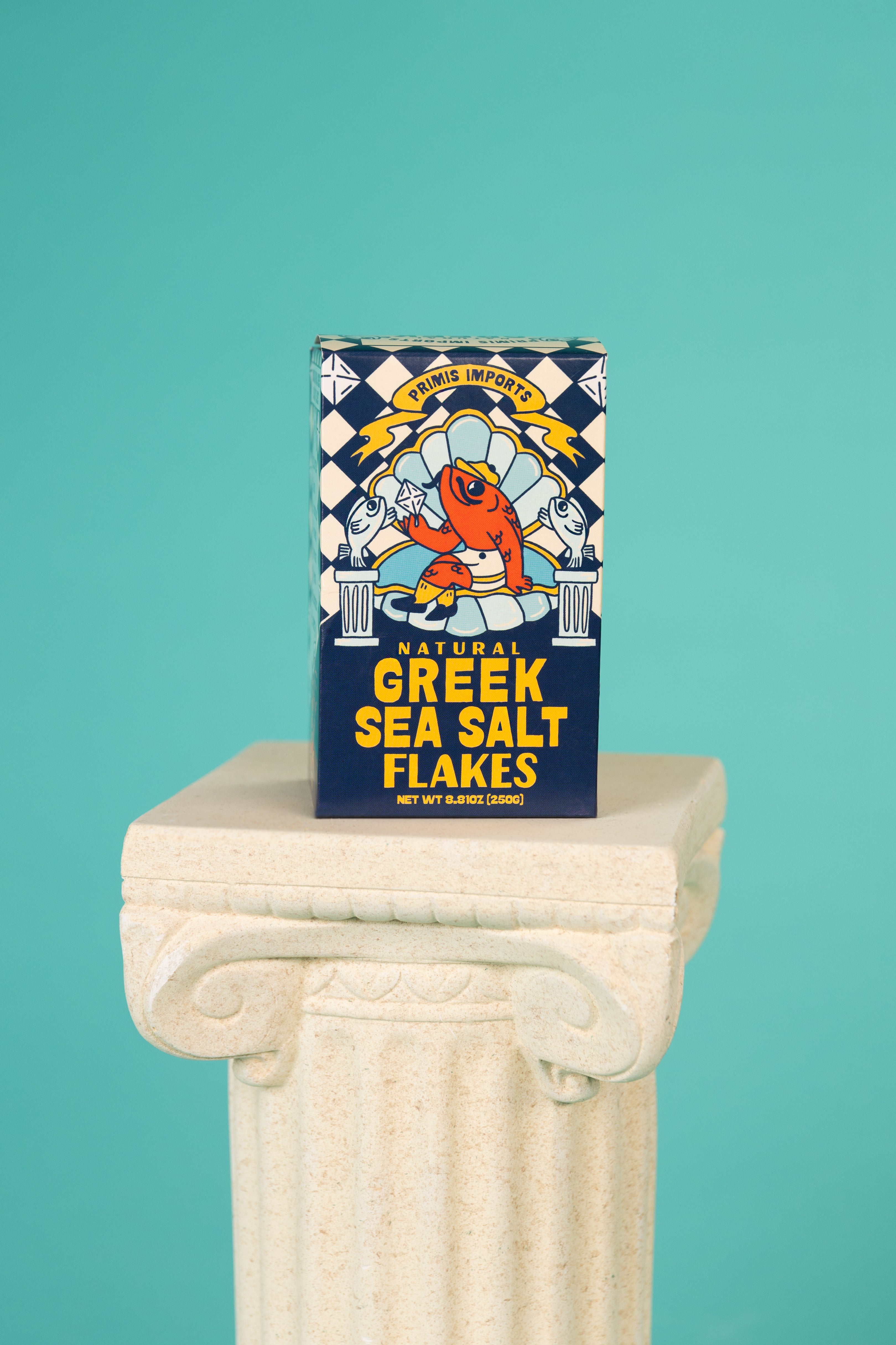 Greek Sea Salt Flakes | Messolonghi Finishing Salt | Primis Imports