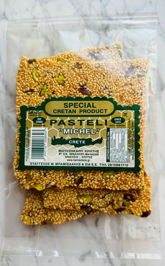 Pasteli "Michel" with Greek Pistachio