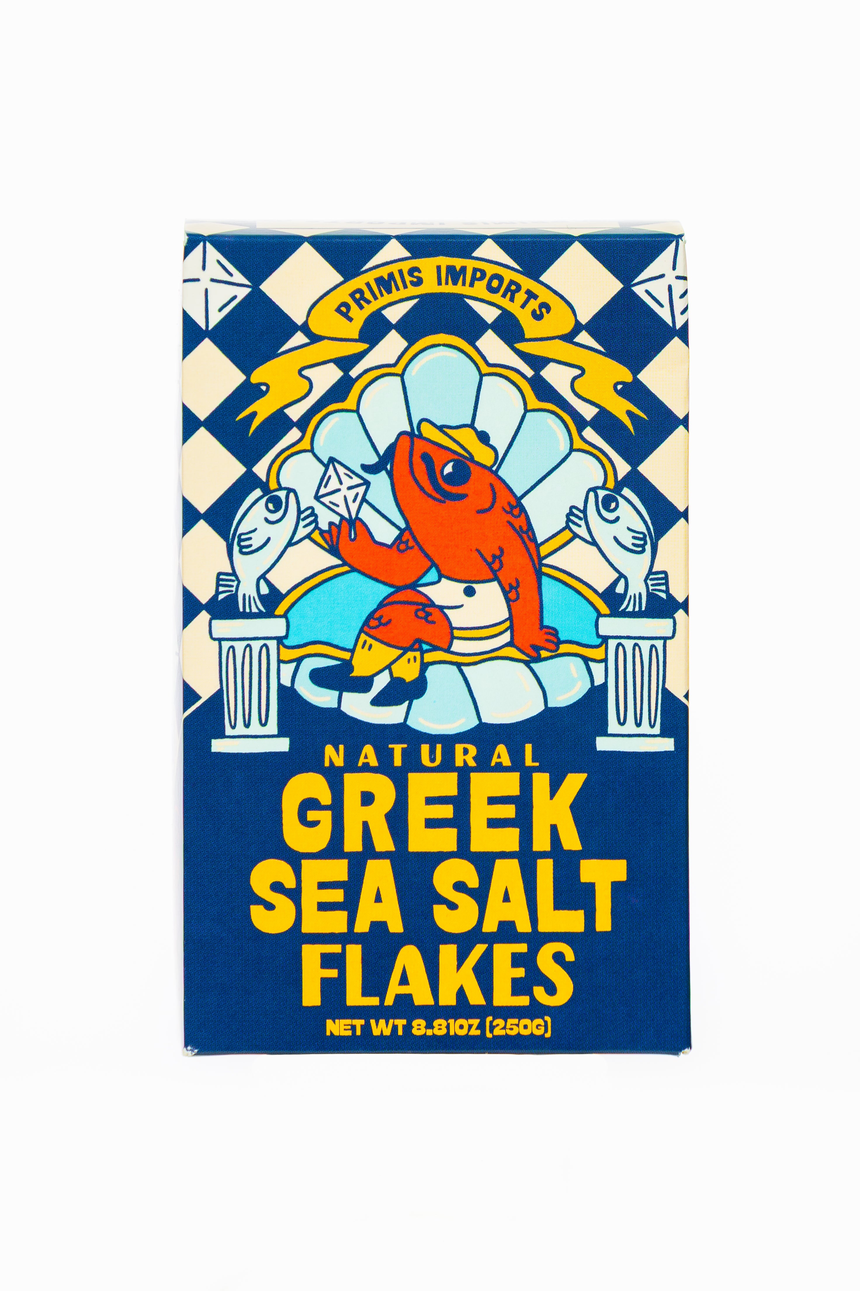 Greek Sea Salt Flakes | Messolonghi Finishing Salt | Primis Imports