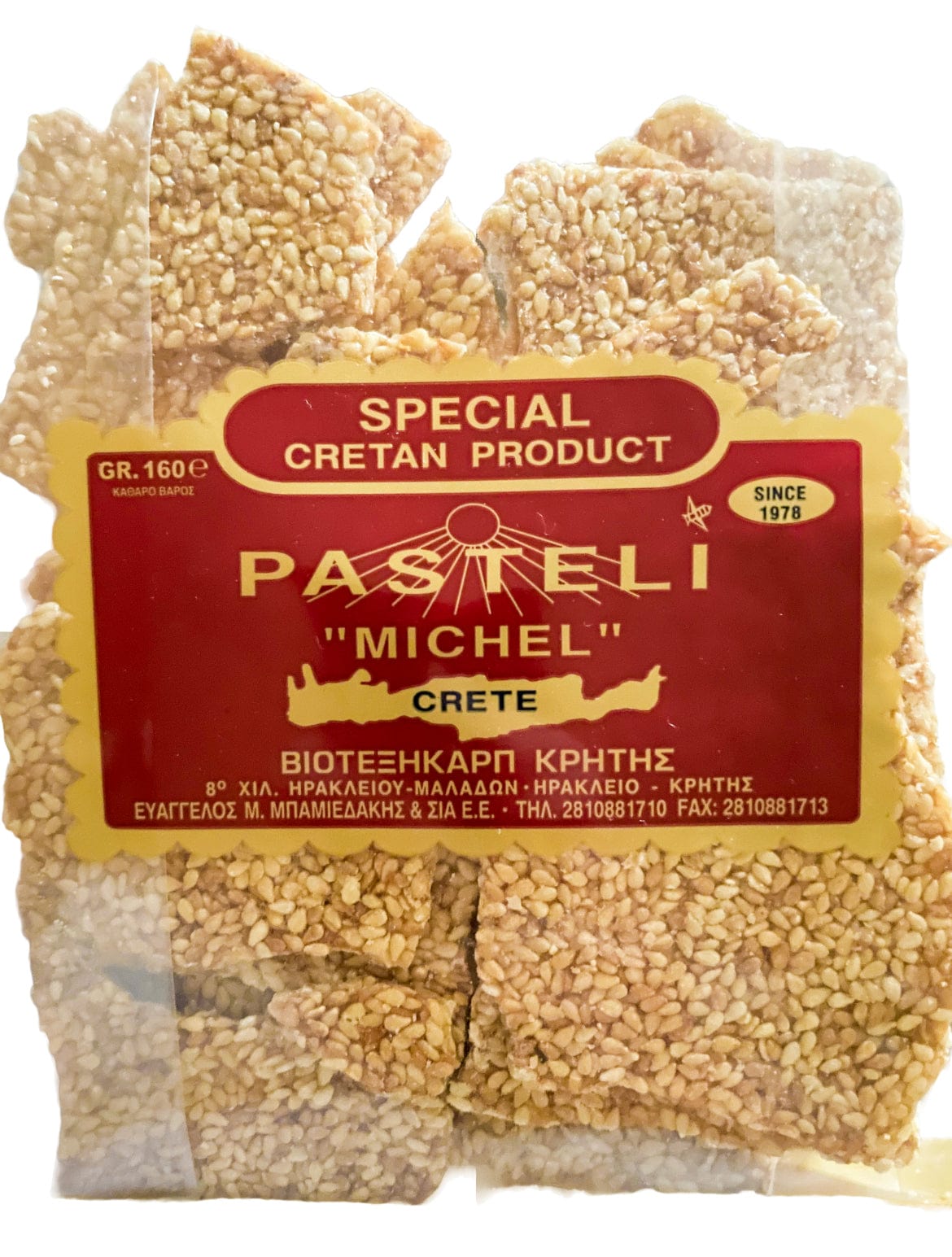 Greek Pasteli "Michel" from Crete